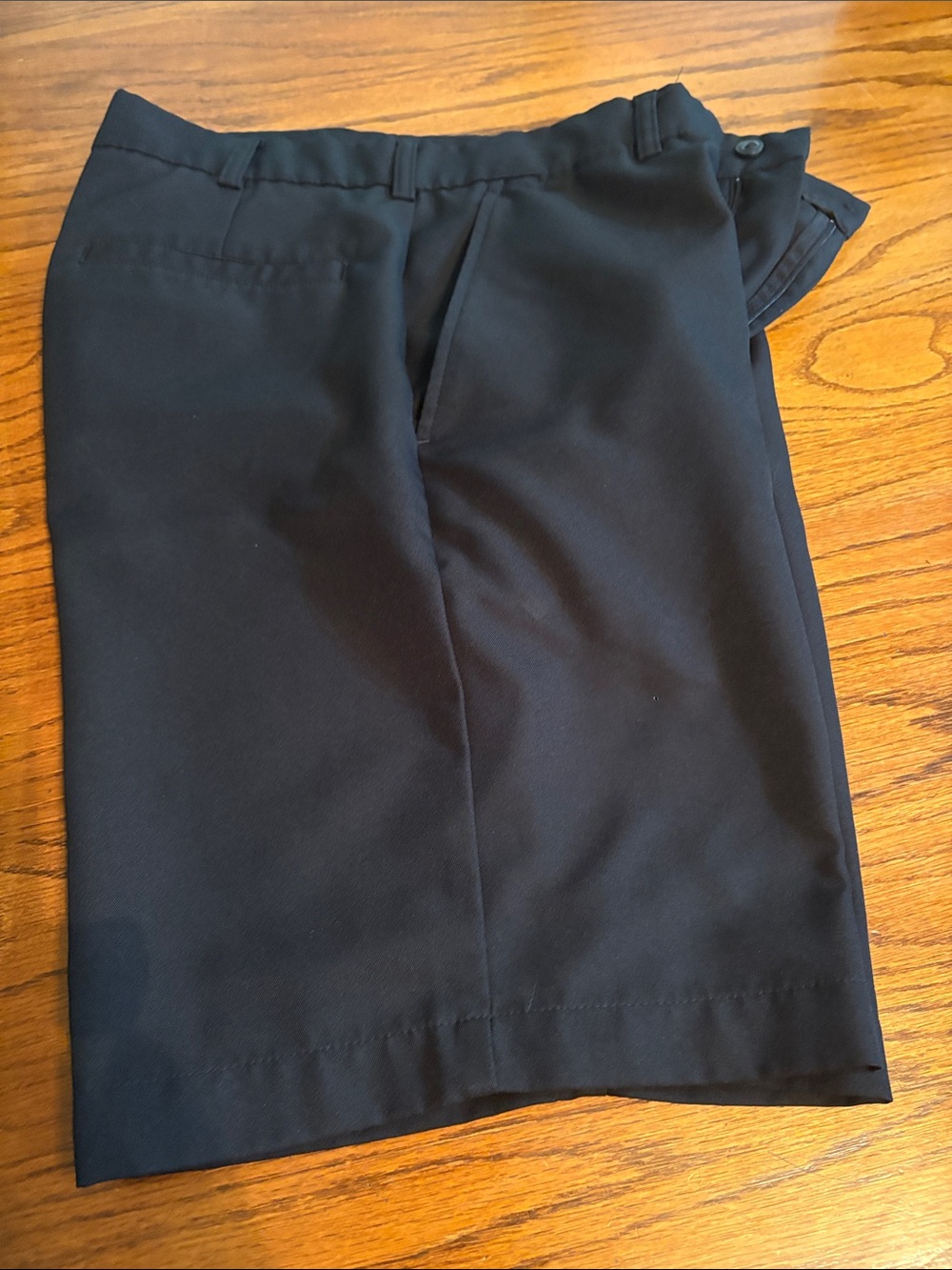 Hogan Black Flat-Front Men's Shorts